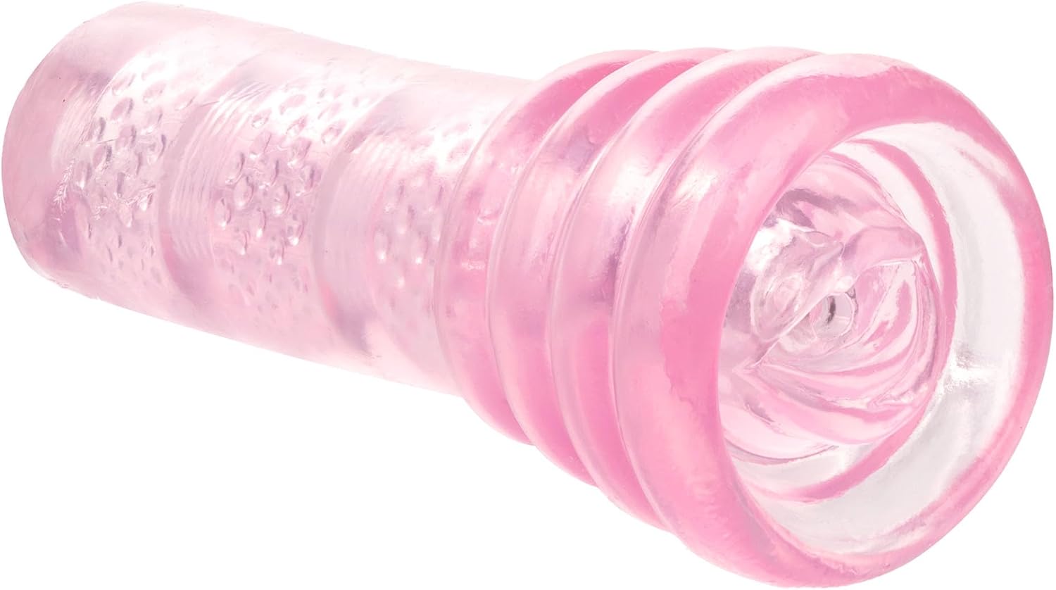 Super Head Honcho Masturbator, Upgraded Male Stroker with Strong Suction and Longer Tunnel, Soft Stretchy TPR, Open Ended for Easy Cleaning, Textured Sleeve for Intense Stimulation